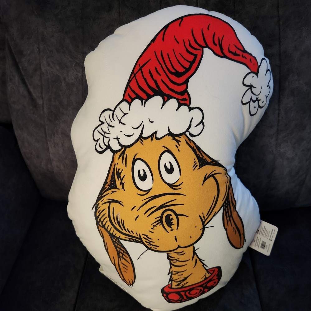 NWT Grinch MAX throw Pillow